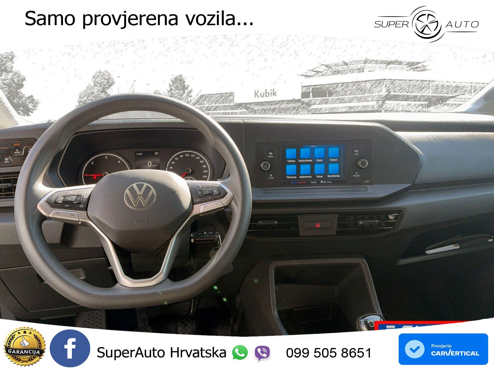 Volkswagen Caddy Cargo Kasten 2,0 TDI 6 Gang Schalter KR 102 KS