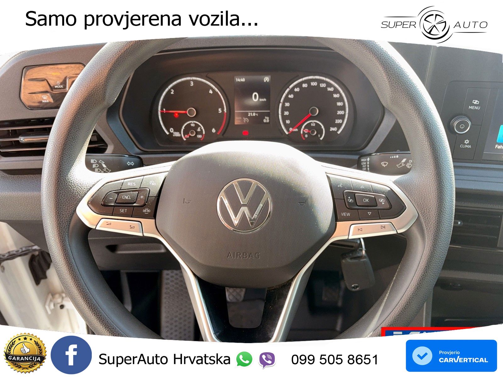 Volkswagen Caddy Cargo Kasten 2,0 TDI 6 Gang Schalter KR 102 KS