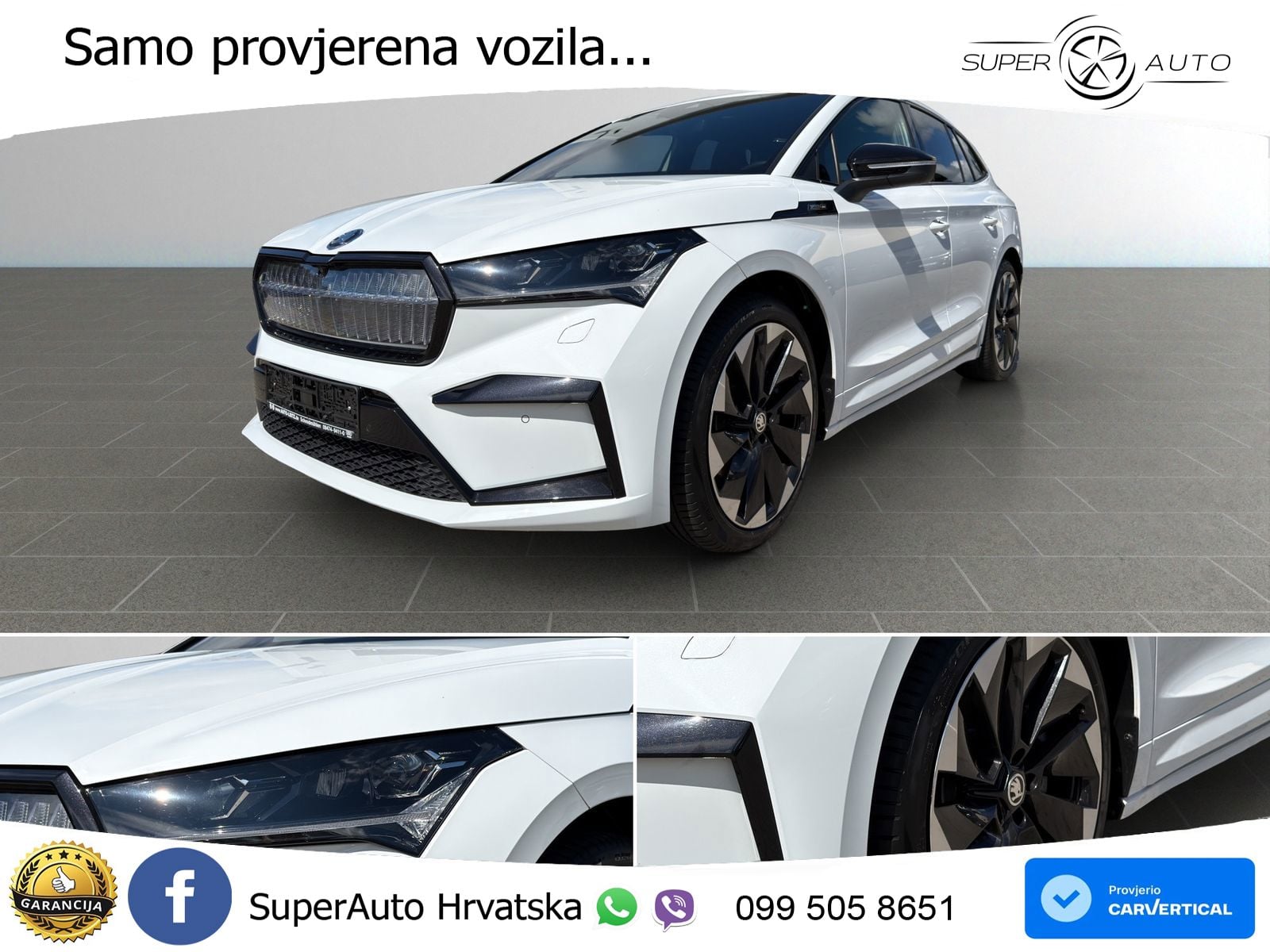 Škoda Enyaq iV 80x 82 kWh (265 KS) AWD SportLine LED+GR SJED+ACC