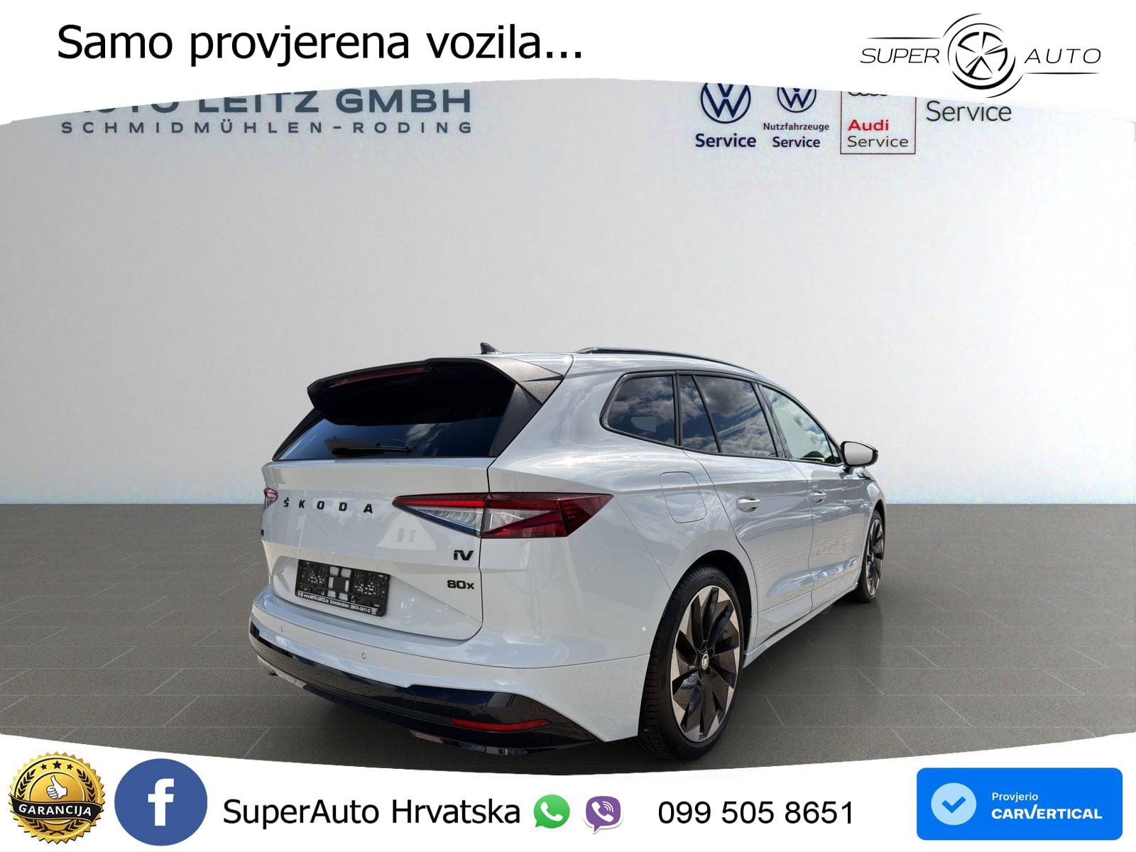 Škoda Enyaq iV 80x 82 kWh (265 KS) AWD SportLine LED+GR SJED+ACC