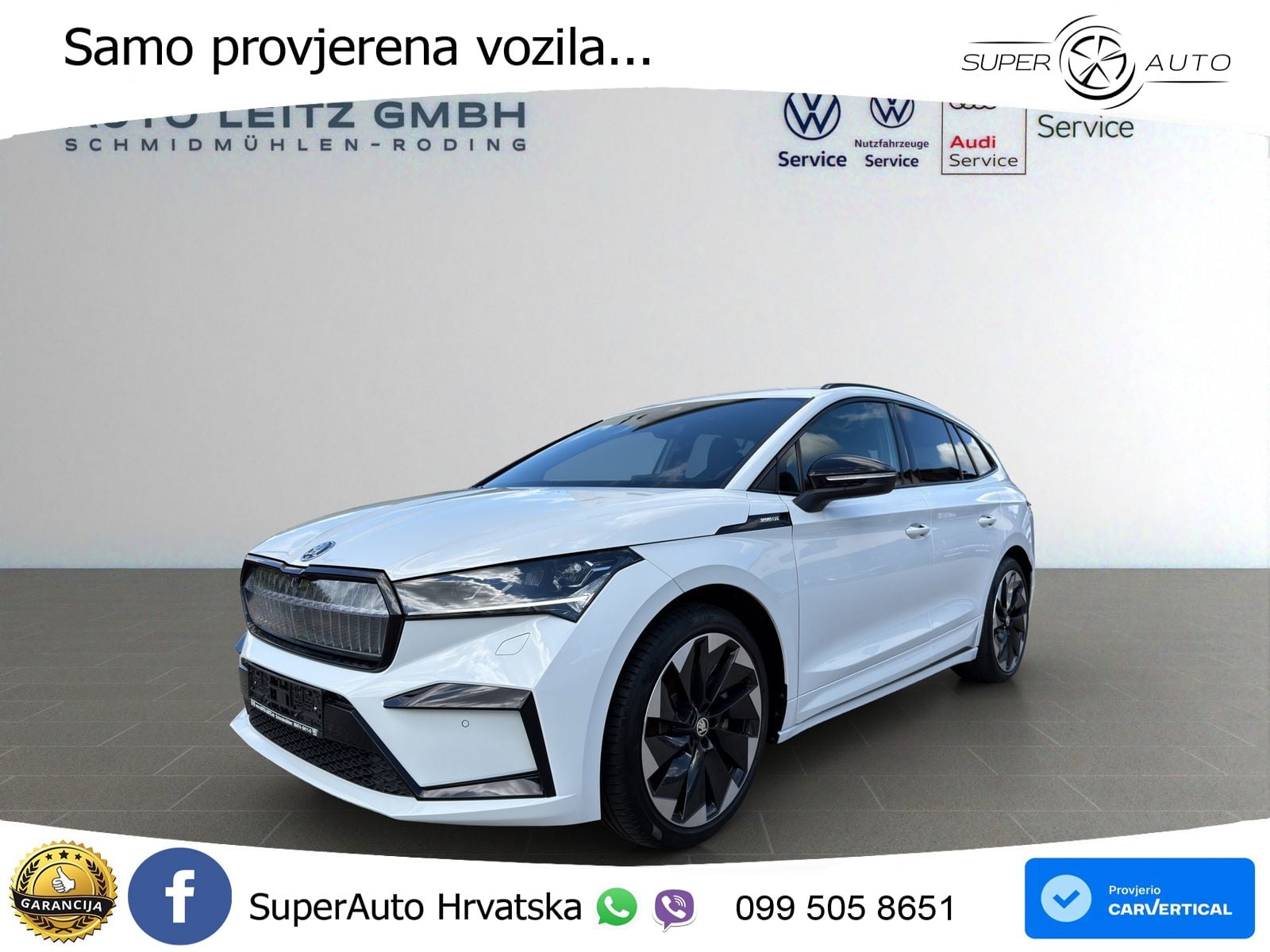 Škoda Enyaq iV 80x 82 kWh (265 KS) AWD SportLine LED+GR SJED+ACC