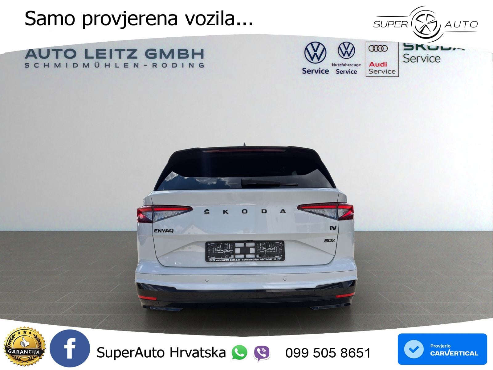 Škoda Enyaq iV 80x 82 kWh (265 KS) AWD SportLine LED+GR SJED+ACC