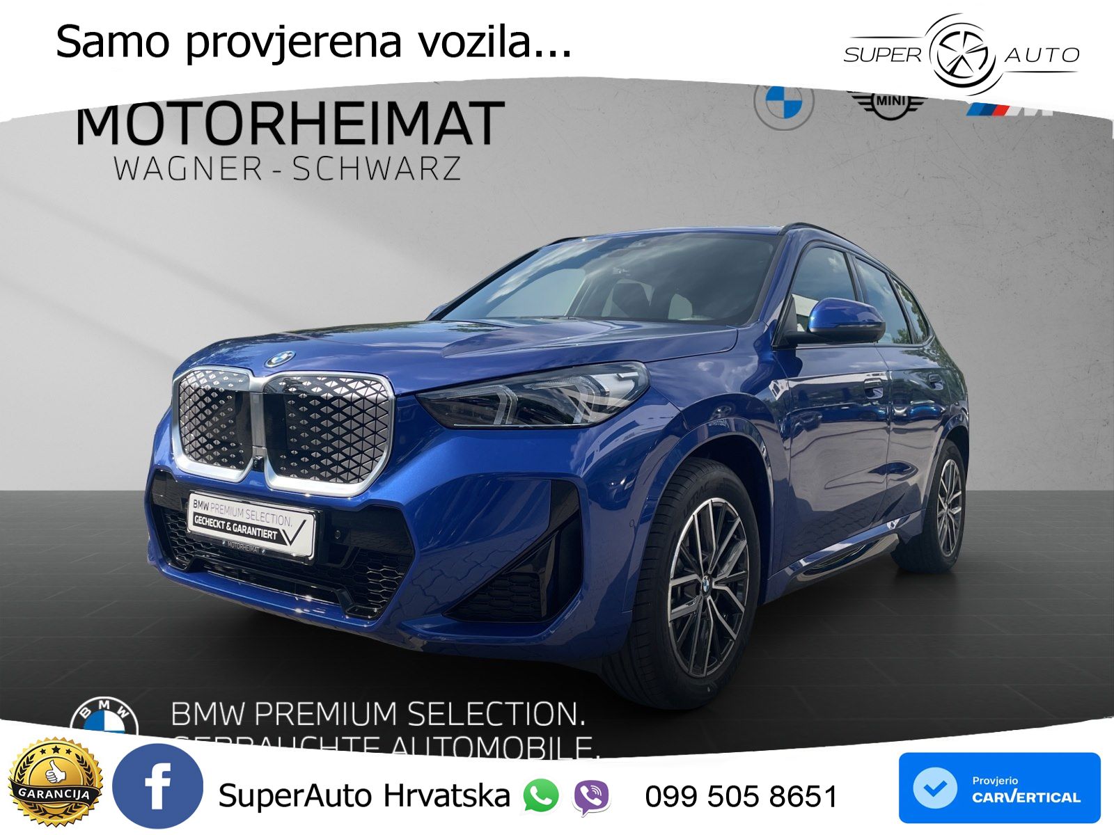 BMW iX1 68 kWh (313 KS) xDrive30 M Sport LED+GR SJED+ACC