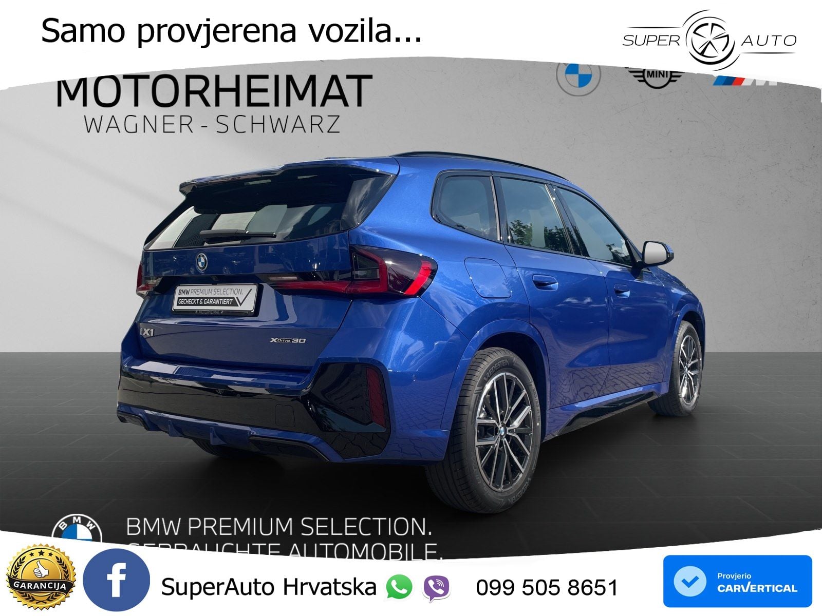 BMW iX1 68 kWh (313 KS) xDrive30 M Sport LED+GR SJED+ACC