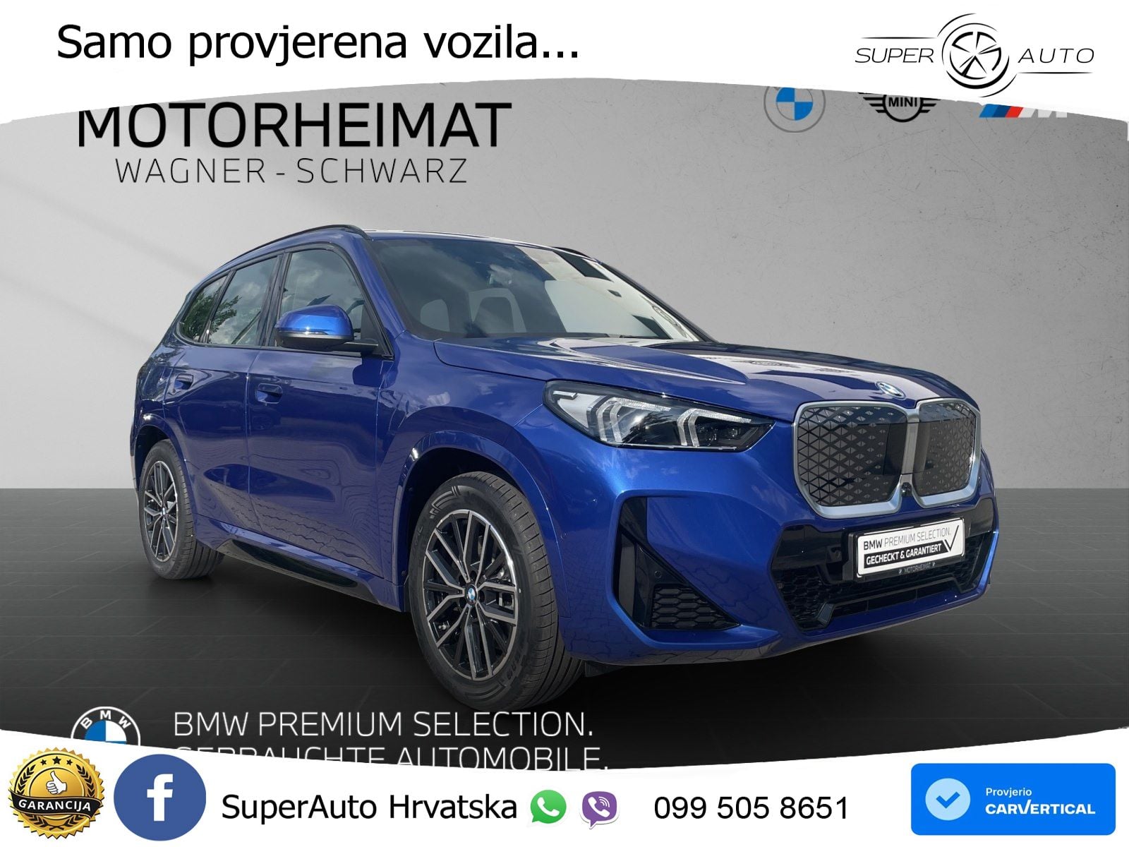 BMW iX1 68 kWh (313 KS) xDrive30 M Sport LED+GR SJED+ACC