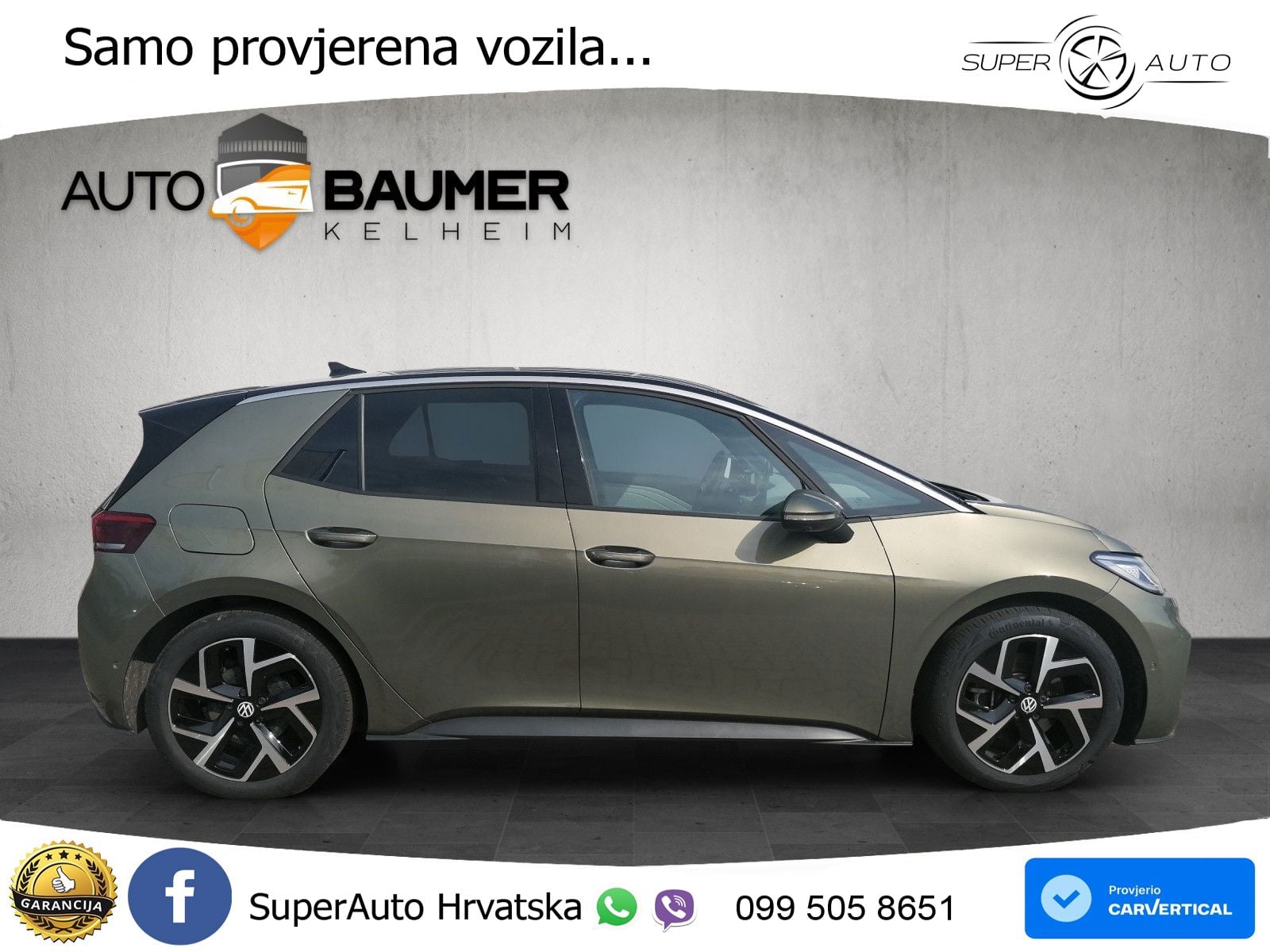 Volkswagen ID.3 Pro 62 kWh (204 KS) LED+GR SJED+ACC