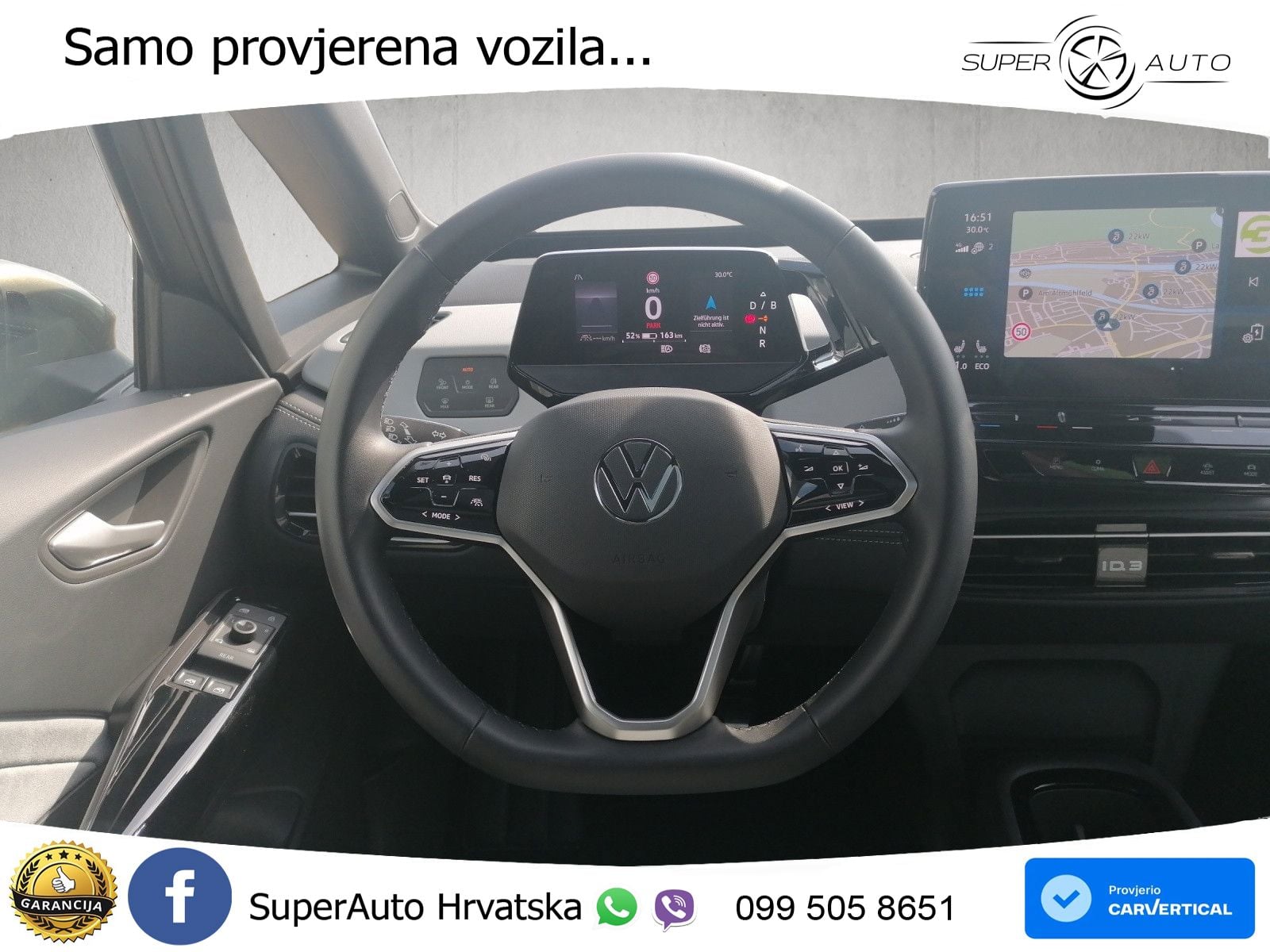 Volkswagen ID.3 Pro 62 kWh (204 KS) LED+GR SJED+ACC