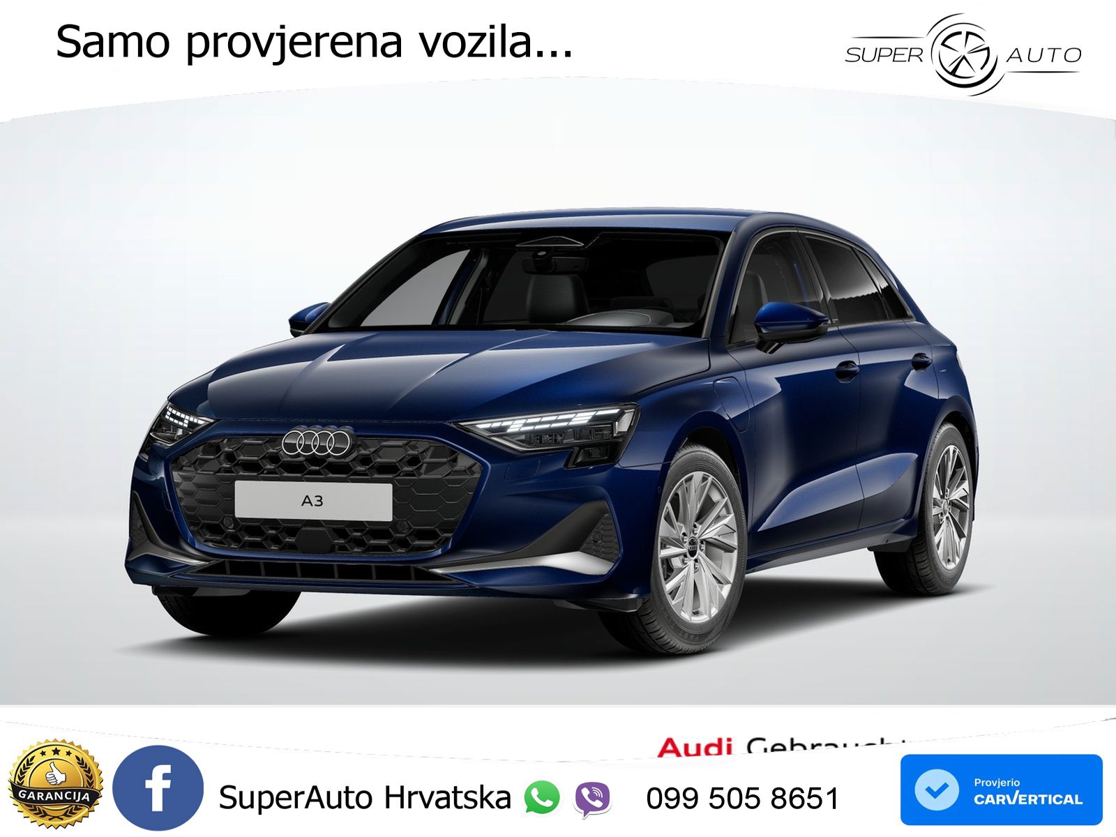 Audi A3 Sportback 40 TFSI e (204 KS) Plug-in Hybrid S tronic advanced LED+GR SJED+ACC
