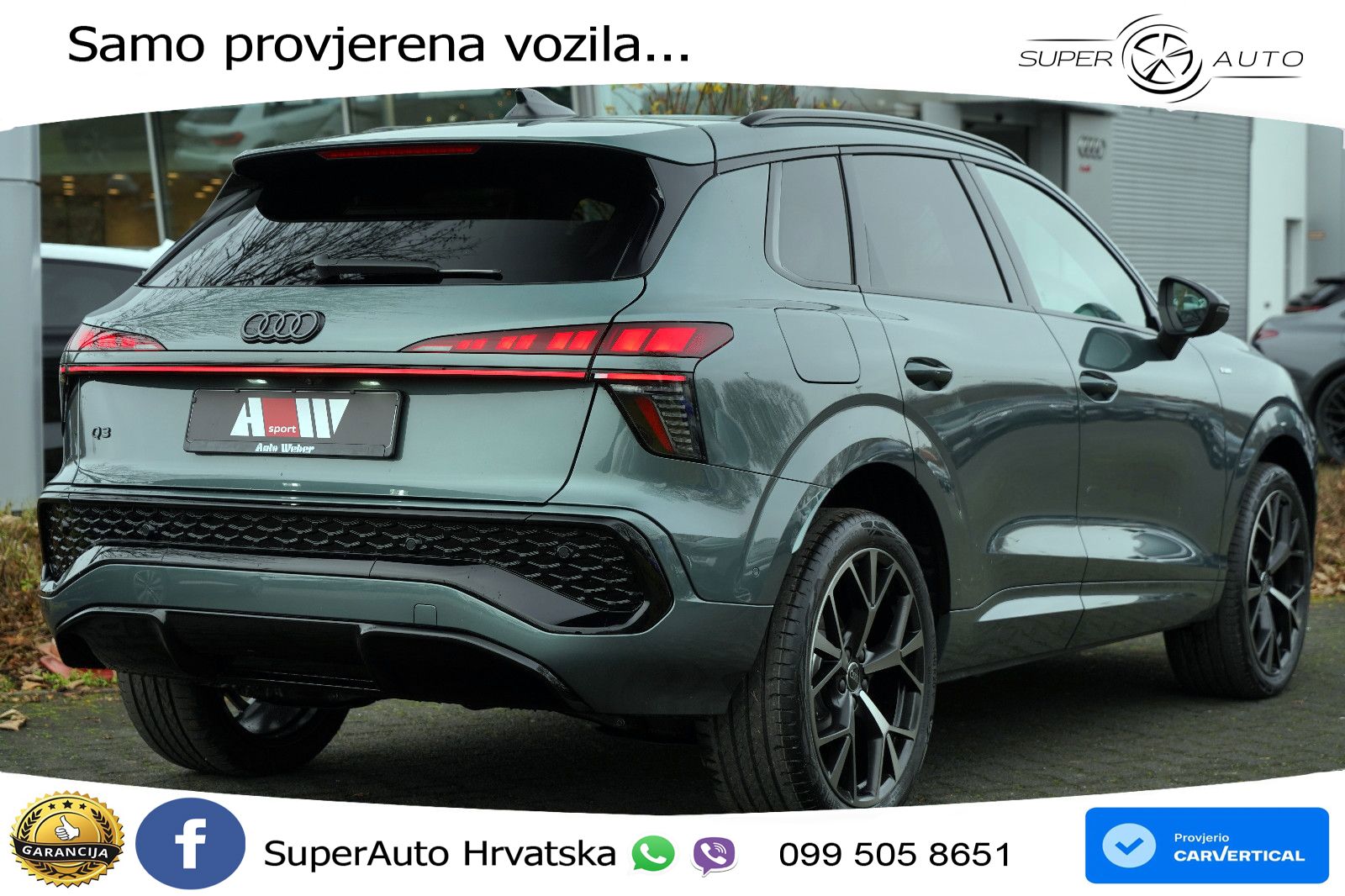 Audi Q3 1.5 TFSI (150 KS) S tronic 2x S line LED+GR SJED+ACC