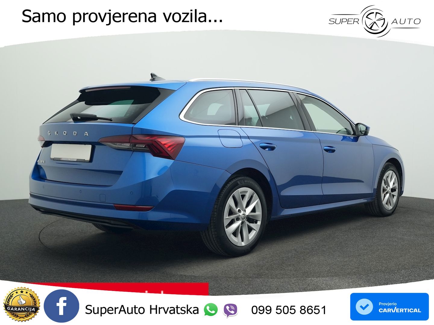 Škoda Octavia Combi 2.0 TDI (150 KS) DSG LED+GR SJED+ACC