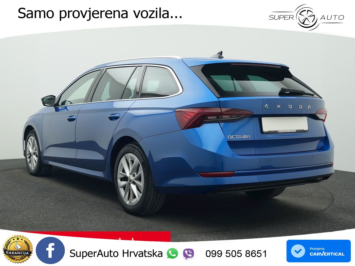 Škoda Octavia Combi 2.0 TDI (150 KS) DSG LED+GR SJED+ACC