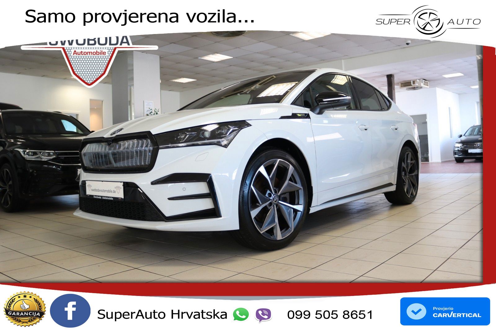 Škoda Enyaq iV RS 82 kWh (299 KS) AWD Suite LED+GR SJED+ACC