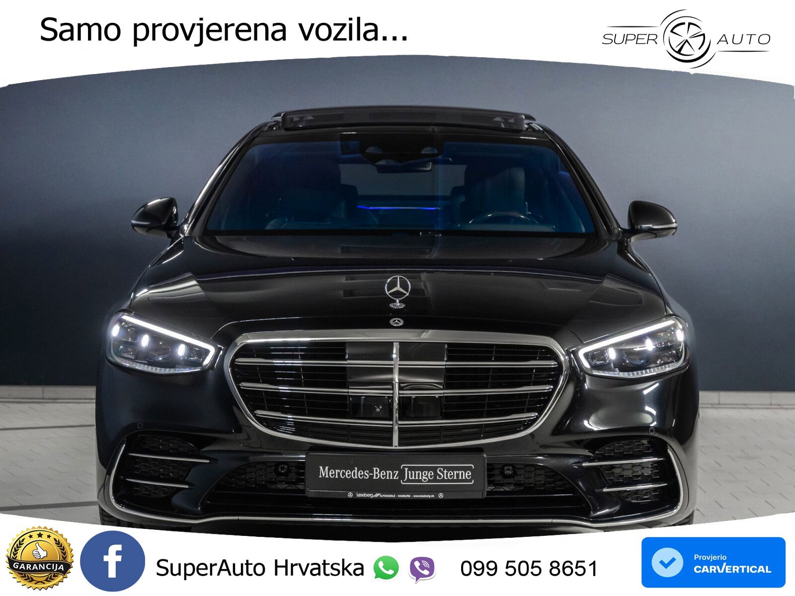 Mercedes S 450d (367 KS) EQ Boost 4MATIC 9G-TRONIC AMG ACC+HEAD+4xGR SJED+360+PANO
