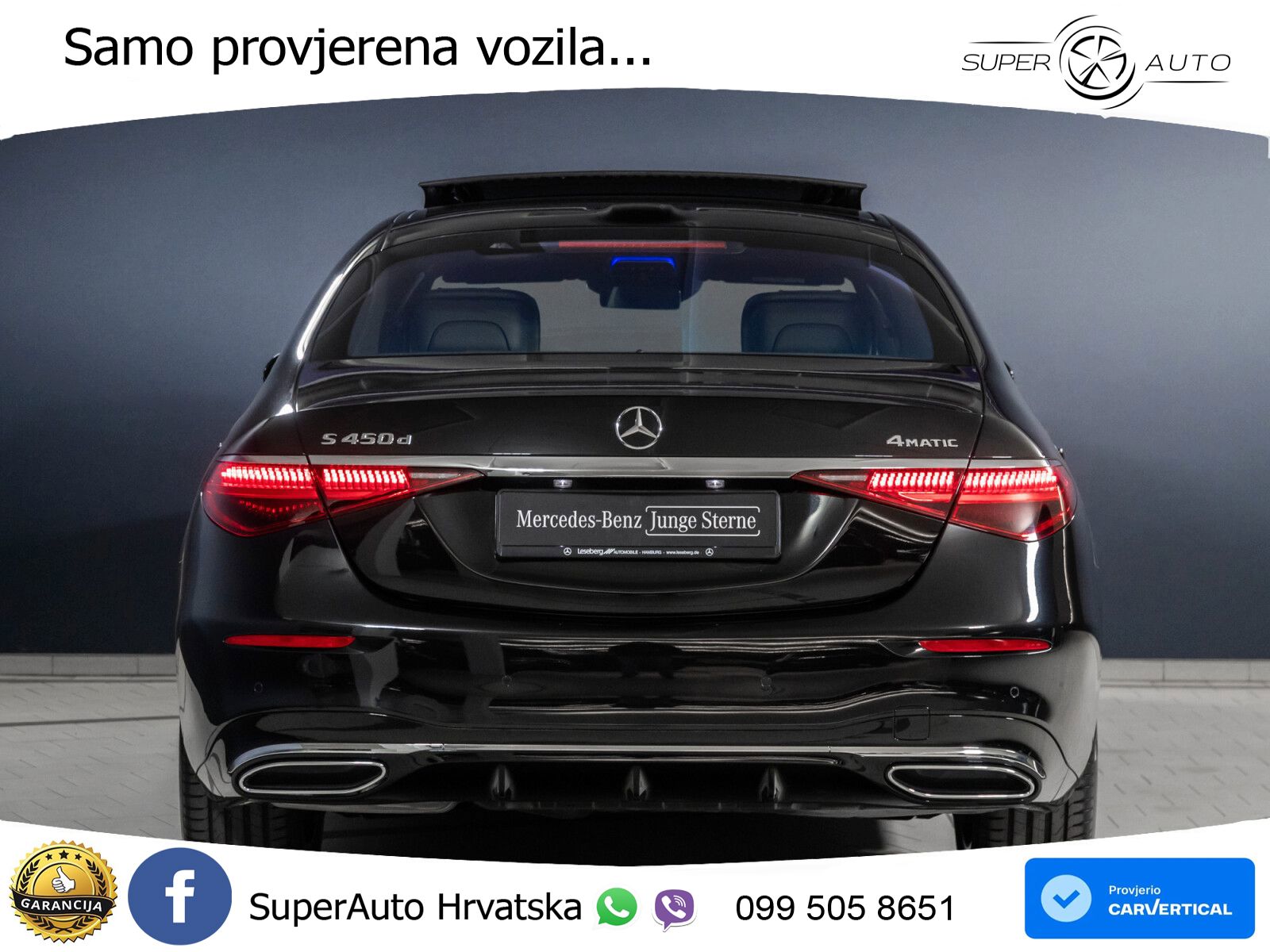 Mercedes S 450d (367 KS) EQ Boost 4MATIC 9G-TRONIC AMG ACC+HEAD+4xGR SJED+360+PANO