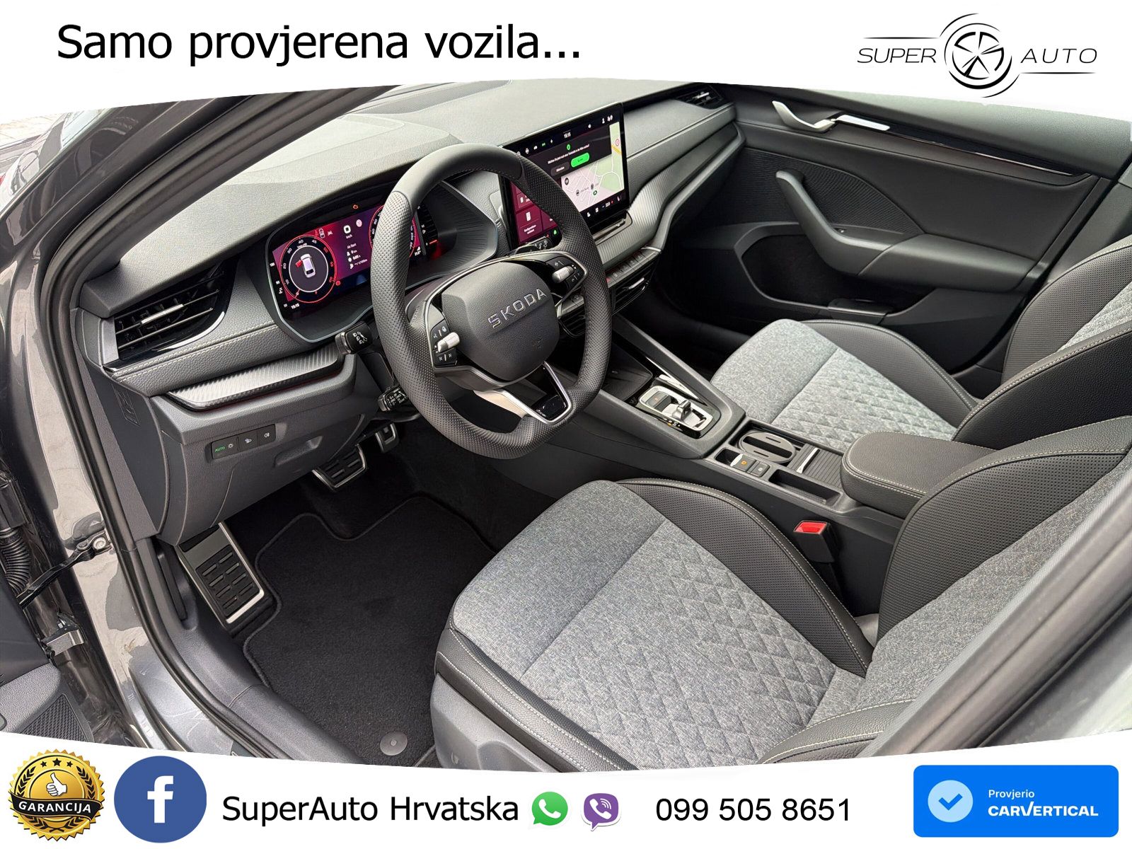 Škoda Octavia Combi 2.0 TDI (150 KS) DSG SportLine MATRIX+GR SJED+KAM
