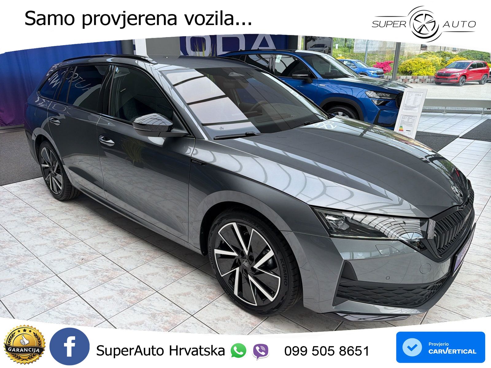 Škoda Octavia Combi 2.0 TDI (150 KS) DSG SportLine MATRIX+GR SJED+KAM