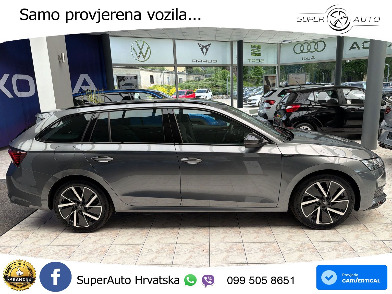 Škoda Octavia Combi 2.0 TDI (150 KS) DSG SportLine MATRIX+GR SJED+KAM