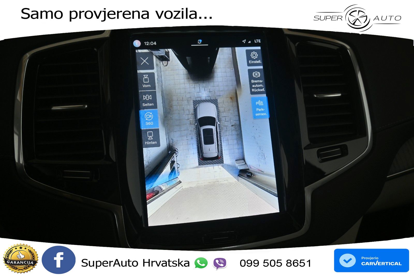 Volvo XC90 2.0 T8 AWD Automatic ACC+HEAD+4xGR SJED+360+PANO