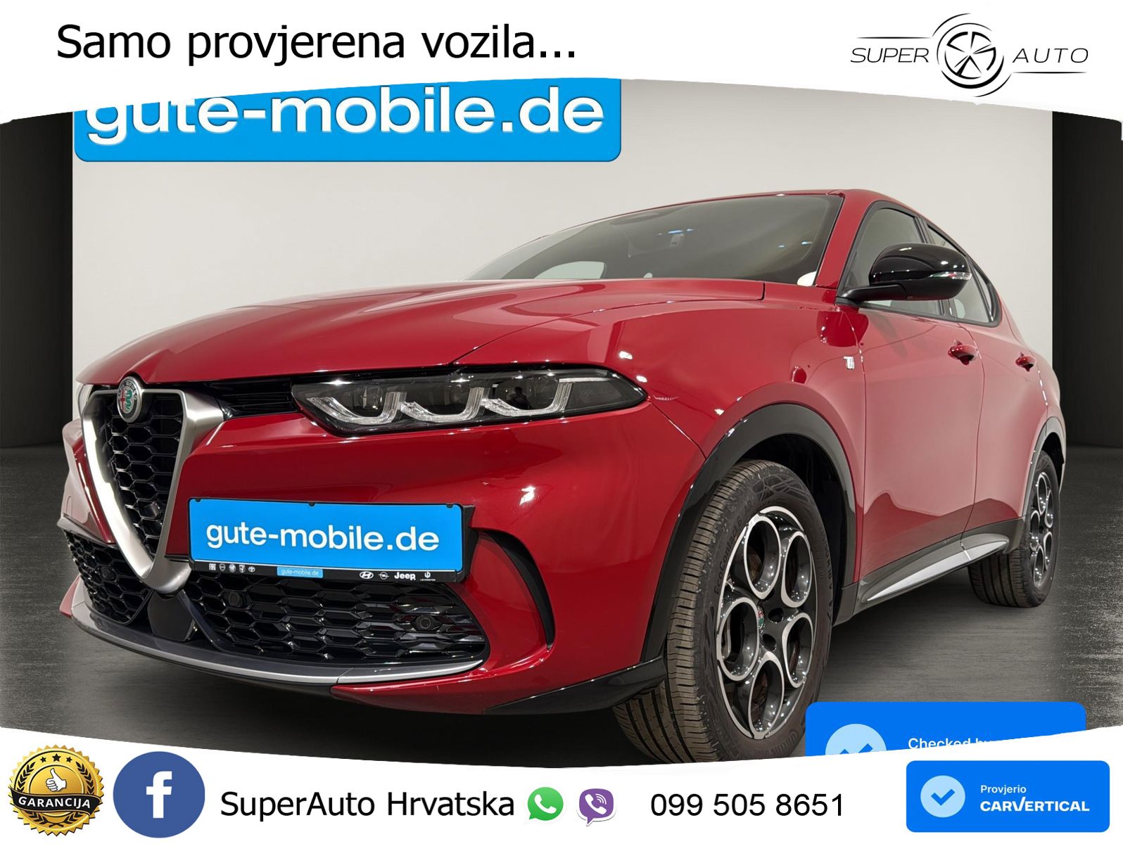 Alfa Romeo Tonale 1.5 VGT (160 KS) 48V-Hybrid TCT LED+GR SJED+ACC