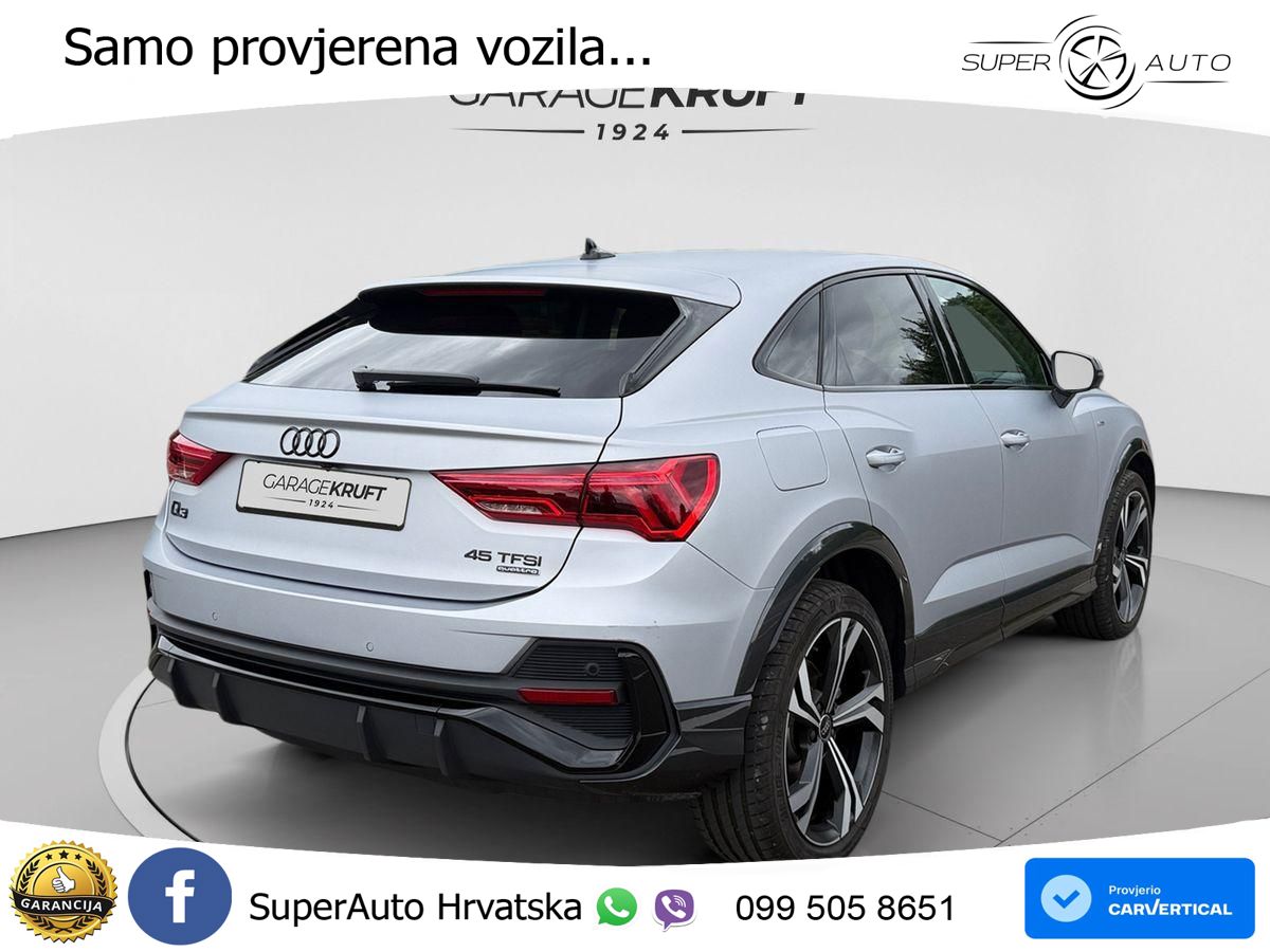 Audi Q3 II Sportback 45 TFSI (245 KS) quattro S tronic S line