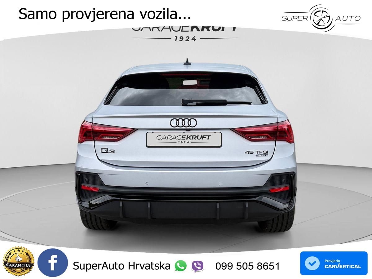 Audi Q3 II Sportback 45 TFSI (245 KS) quattro S tronic S line