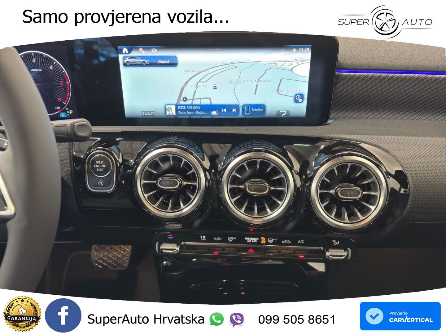 Mercedes-Benz A 180d 8G-DCT ACC+GR SJED+360+PANO