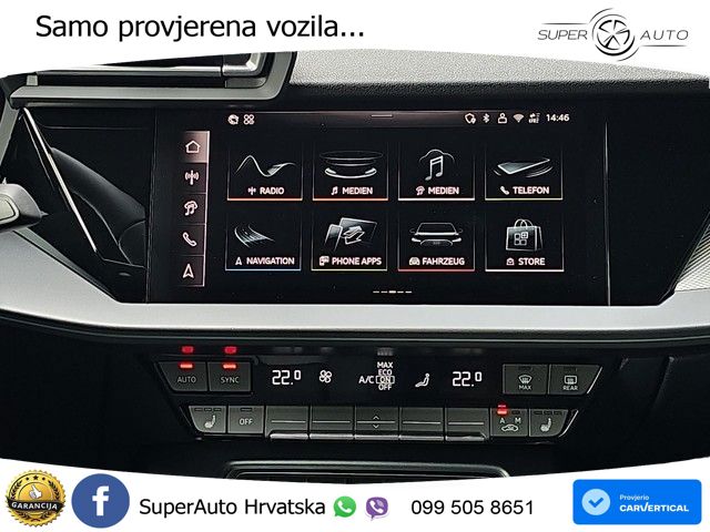 Audi A3 35 TFSI (150 KS) S tronic advanced LED+GR SJED+ACC