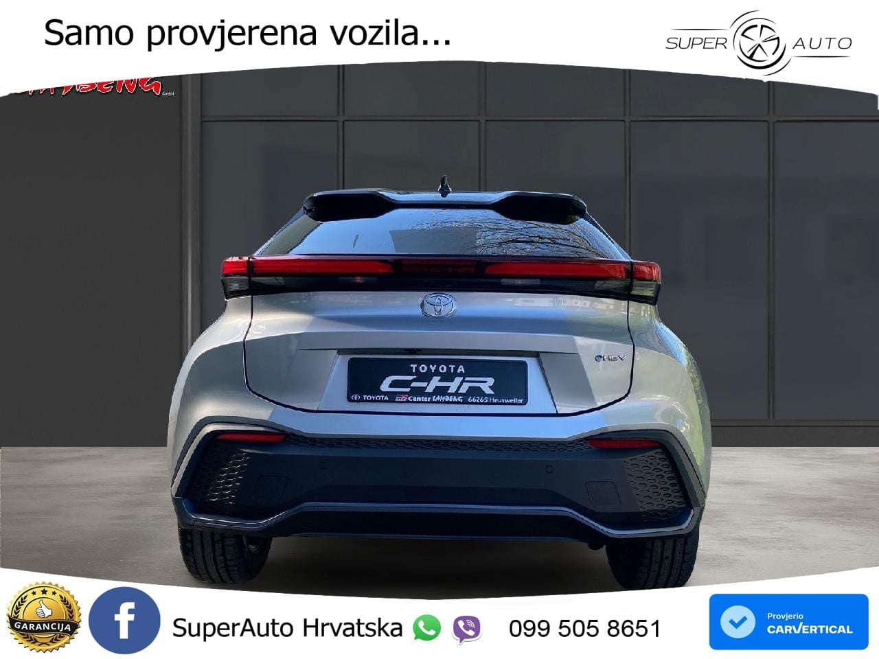 Toyota C-HR 1.8 (140 KS) Hybrid e-CVT Teamplayer LED+GR SJED+ACC