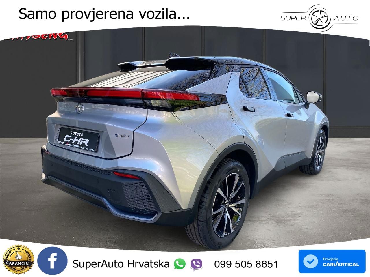 Toyota C-HR 1.8 (140 KS) Hybrid e-CVT Teamplayer LED+GR SJED+ACC