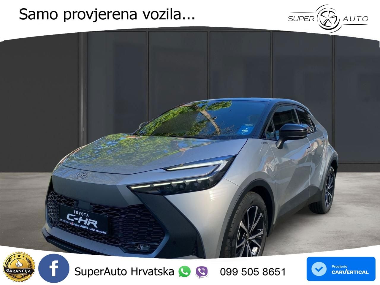 Toyota C-HR 1.8 (140 KS) Hybrid e-CVT Teamplayer LED+GR SJED+ACC