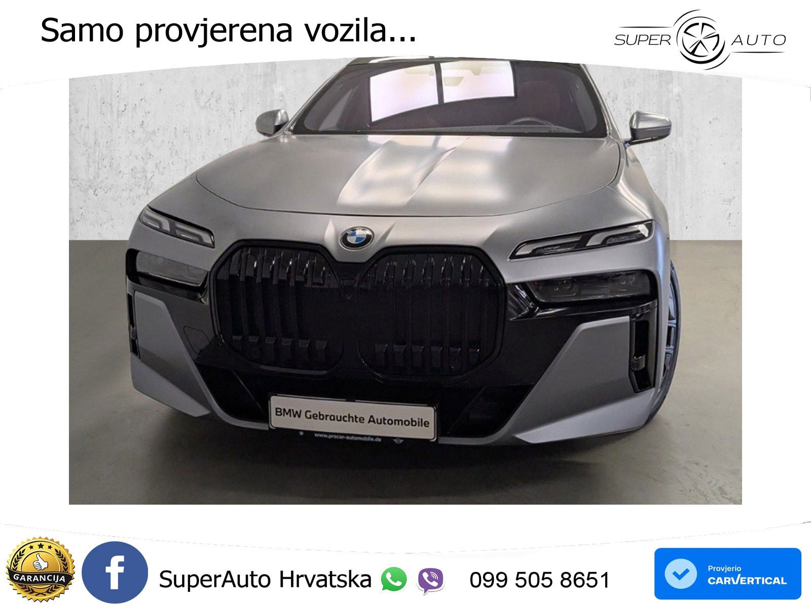 BMW 740d (299 KS) xDrive Steptronic M Sport ZRAČNI+ACC+GR SJED+KAM+PANO