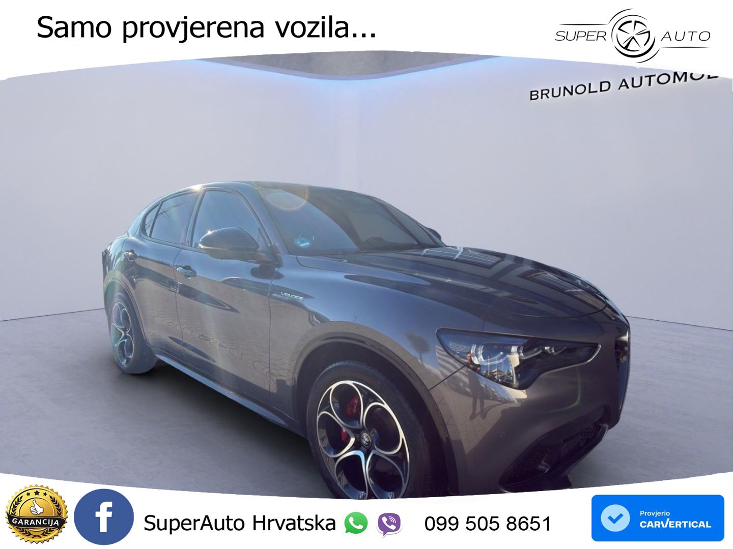Alfa Romeo Stelvio 2.2 MultiJet II (210 KS) Q4 Automatic LED+GR SJED+ACC