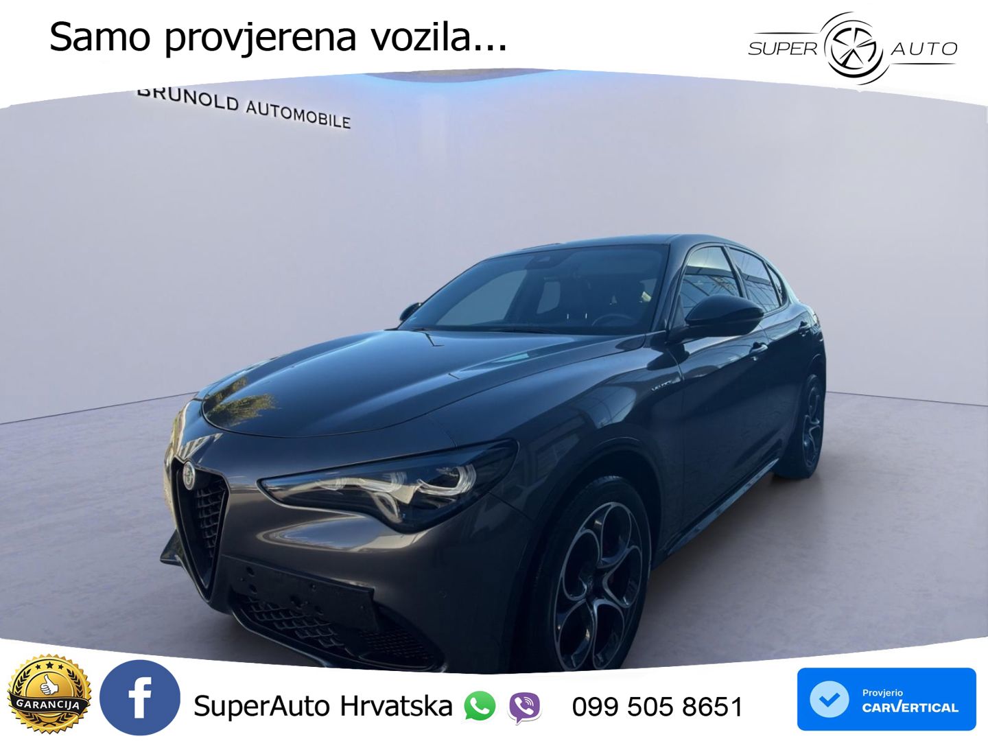Alfa Romeo Stelvio 2.2 MultiJet II (210 KS) Q4 Automatic LED+GR SJED+ACC