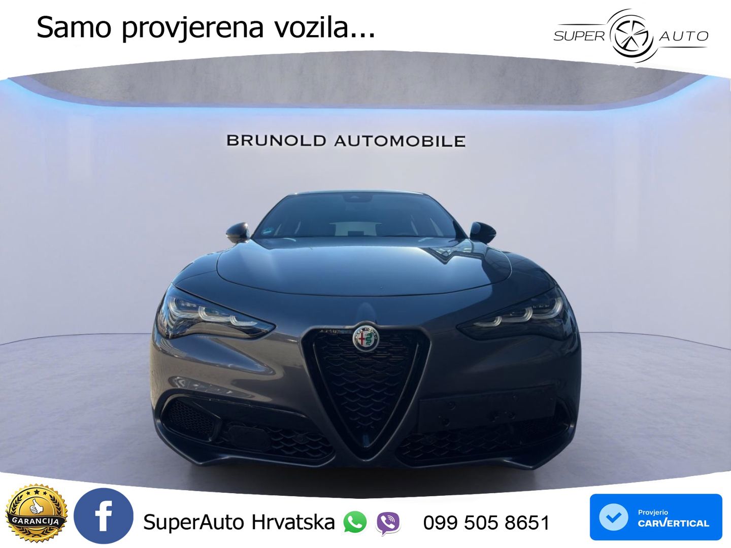 Alfa Romeo Stelvio 2.2 MultiJet II (210 KS) Q4 Automatic LED+GR SJED+ACC