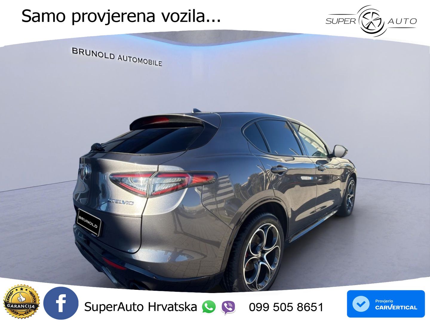 Alfa Romeo Stelvio 2.2 MultiJet II (210 KS) Q4 Automatic LED+GR SJED+ACC