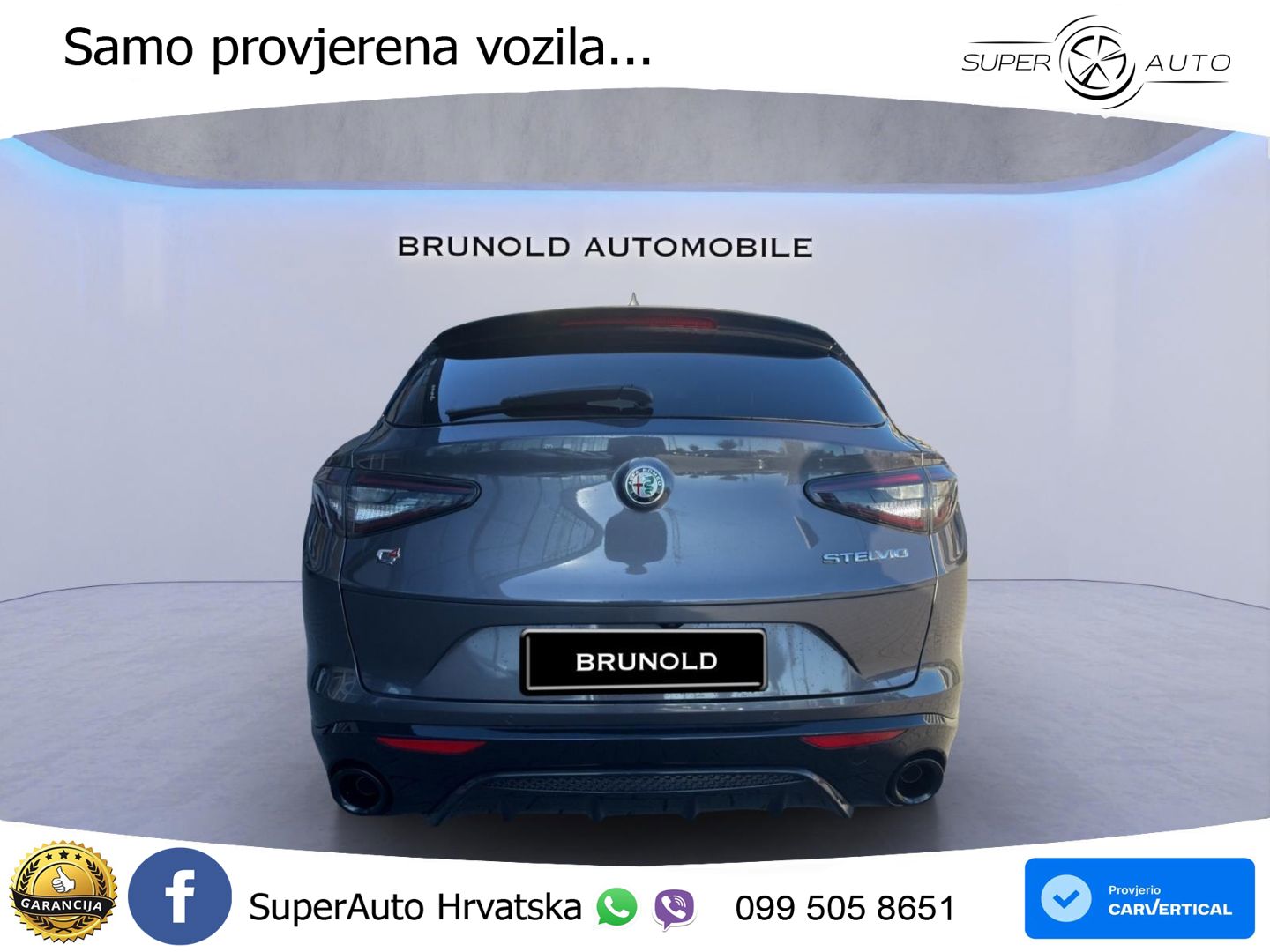Alfa Romeo Stelvio 2.2 MultiJet II (210 KS) Q4 Automatic LED+GR SJED+ACC