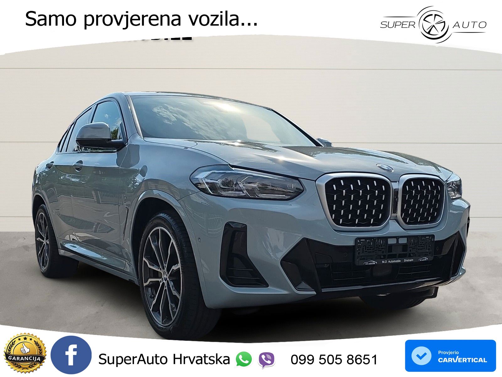 BMW X4 30d (286 KS) xDrive Steptronic M Sport LED+GR SJED+ACC