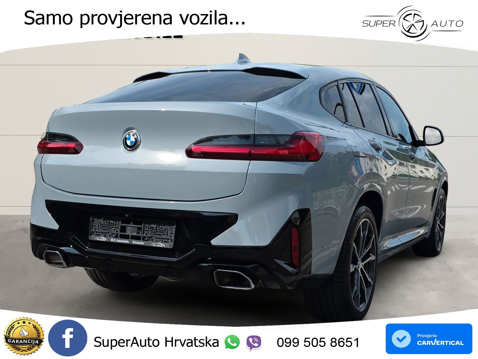 BMW X4 30d (286 KS) xDrive Steptronic M Sport LED+GR SJED+ACC