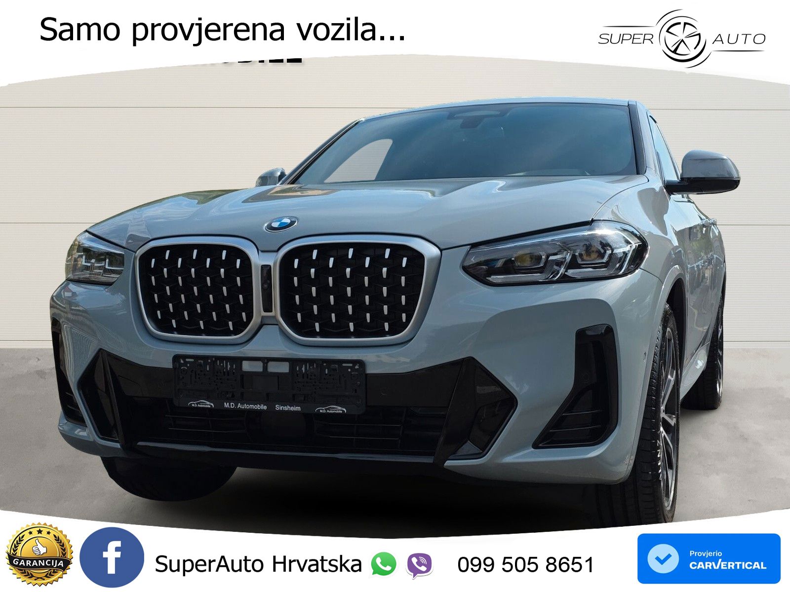 BMW X4 30d (286 KS) xDrive Steptronic M Sport LED+GR SJED+ACC