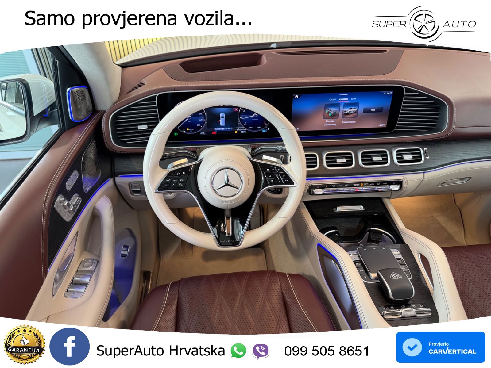 Mercedes Maybach GLS 600 V8 (557 KS) EQ Boost 4MATIC 9G-TRONIC ACC+HEAD+4xGR SJED+360+PANO