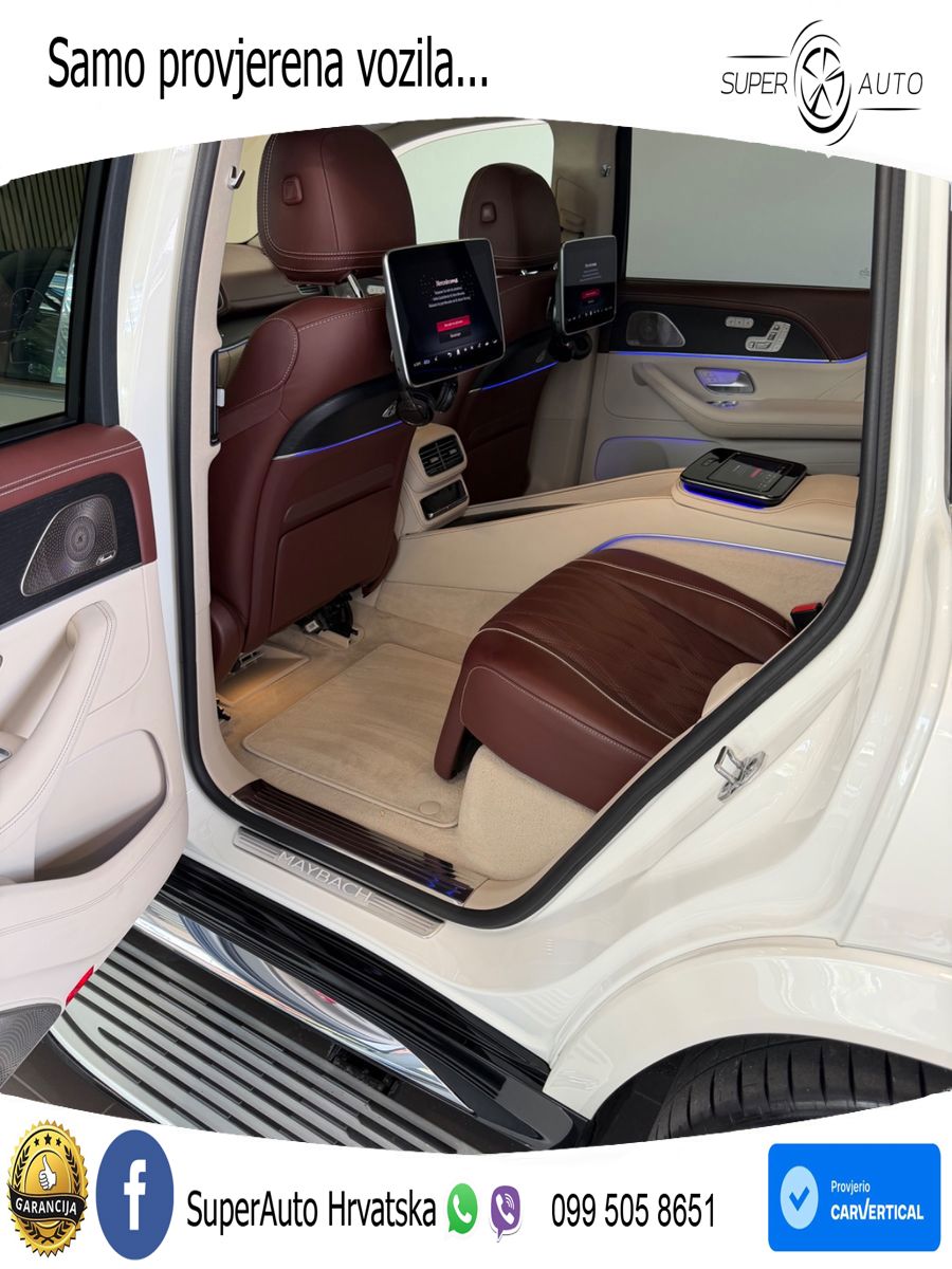 Mercedes Maybach GLS 600 V8 (557 KS) EQ Boost 4MATIC 9G-TRONIC ACC+HEAD+4xGR SJED+360+PANO
