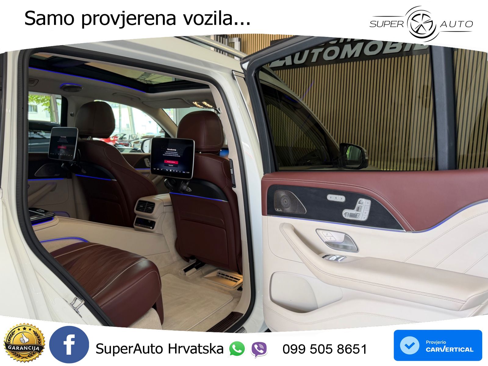 Mercedes Maybach GLS 600 V8 (557 KS) EQ Boost 4MATIC 9G-TRONIC ACC+HEAD+4xGR SJED+360+PANO