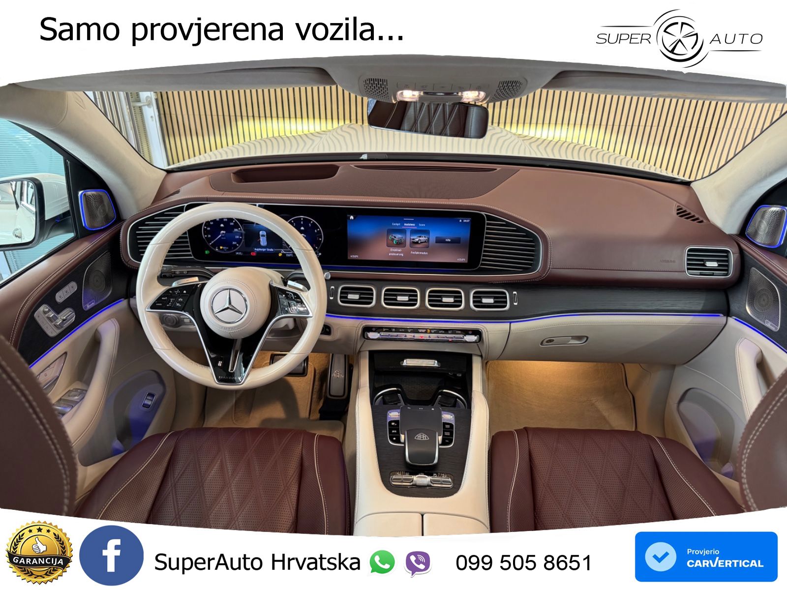Mercedes Maybach GLS 600 V8 (557 KS) EQ Boost 4MATIC 9G-TRONIC ACC+HEAD+4xGR SJED+360+PANO