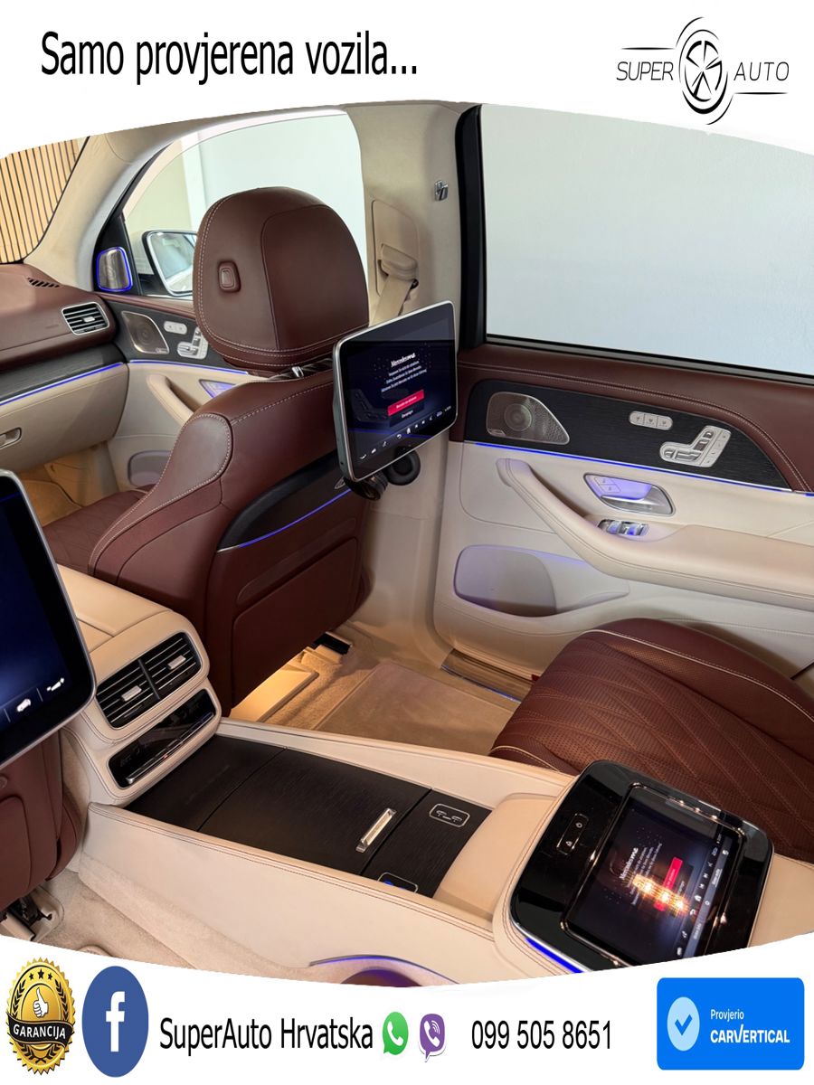 Mercedes Maybach GLS 600 V8 (557 KS) EQ Boost 4MATIC 9G-TRONIC ACC+HEAD+4xGR SJED+360+PANO