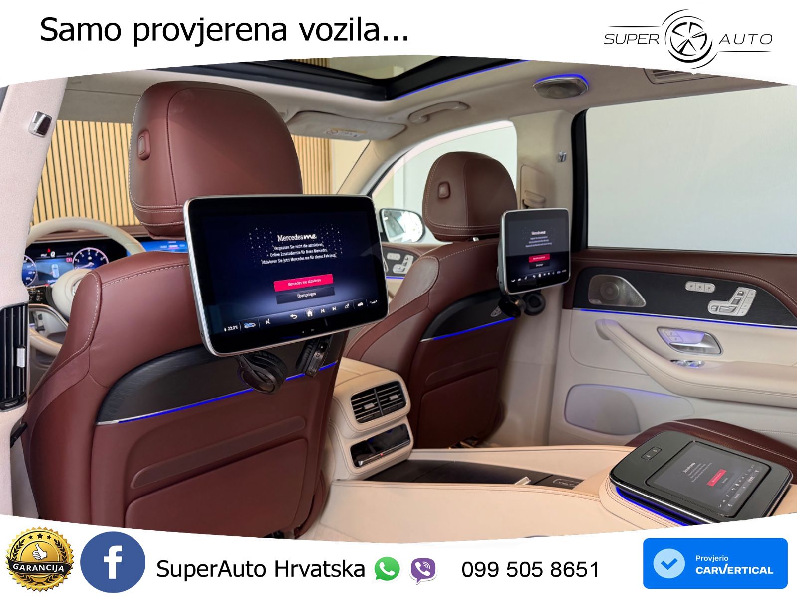 Mercedes Maybach GLS 600 V8 (557 KS) EQ Boost 4MATIC 9G-TRONIC ACC+HEAD+4xGR SJED+360+PANO