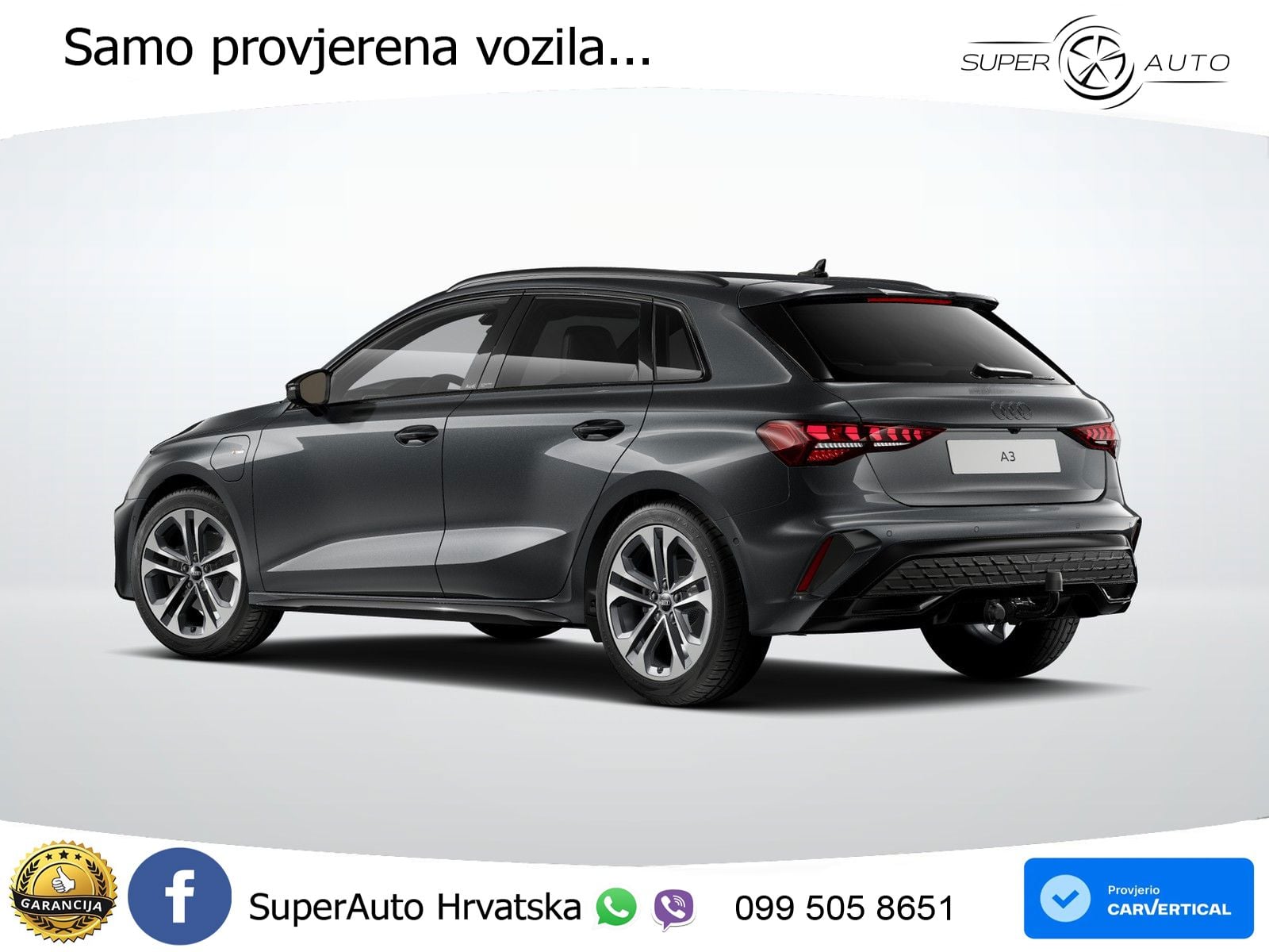 Audi A3 40 TFSIe (204 KS) S tronic S line LED+GR SJED+ACC