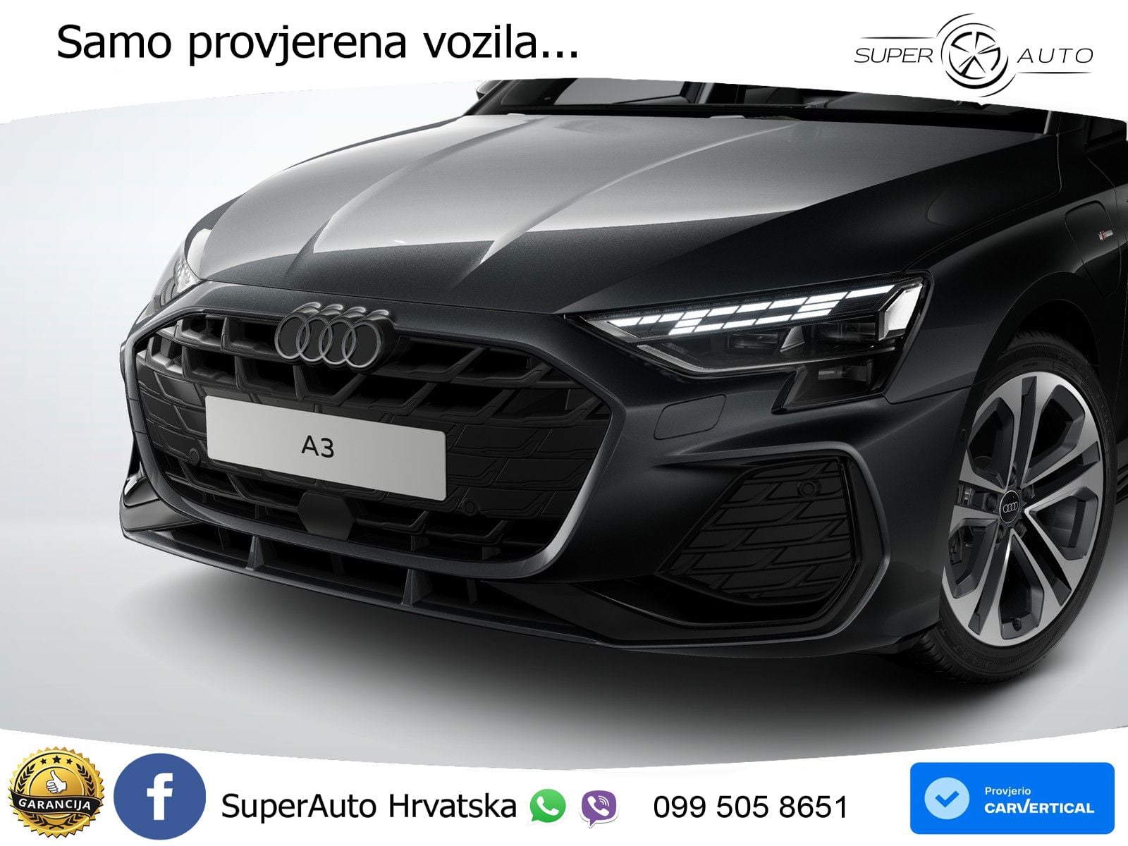 Audi A3 40 TFSIe (204 KS) S tronic S line LED+GR SJED+ACC