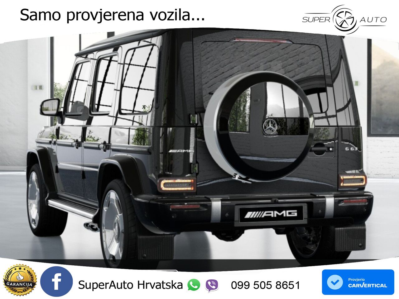 Mercedes AMG G 63 Long V8 (585 KS) 4MATIC 9G-TRONIC AMG SPEEDSHIFT TCT Exclusive LED+GR SJED+ACC