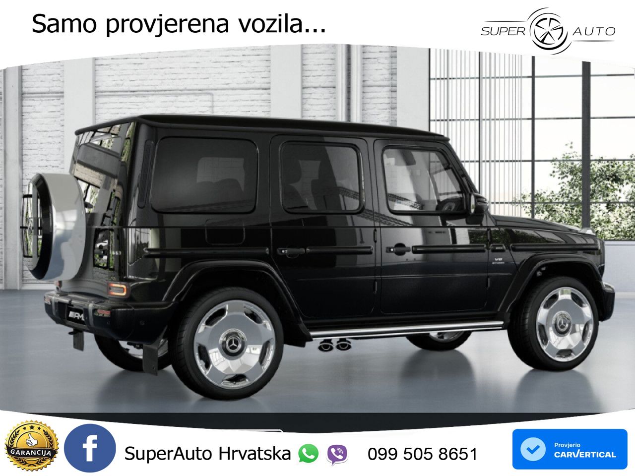 Mercedes AMG G 63 Long V8 (585 KS) 4MATIC 9G-TRONIC AMG SPEEDSHIFT TCT Exclusive LED+GR SJED+ACC