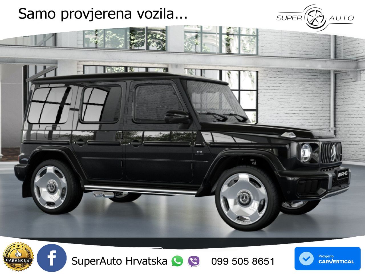 Mercedes AMG G 63 Long V8 (585 KS) 4MATIC 9G-TRONIC AMG SPEEDSHIFT TCT Exclusive LED+GR SJED+ACC